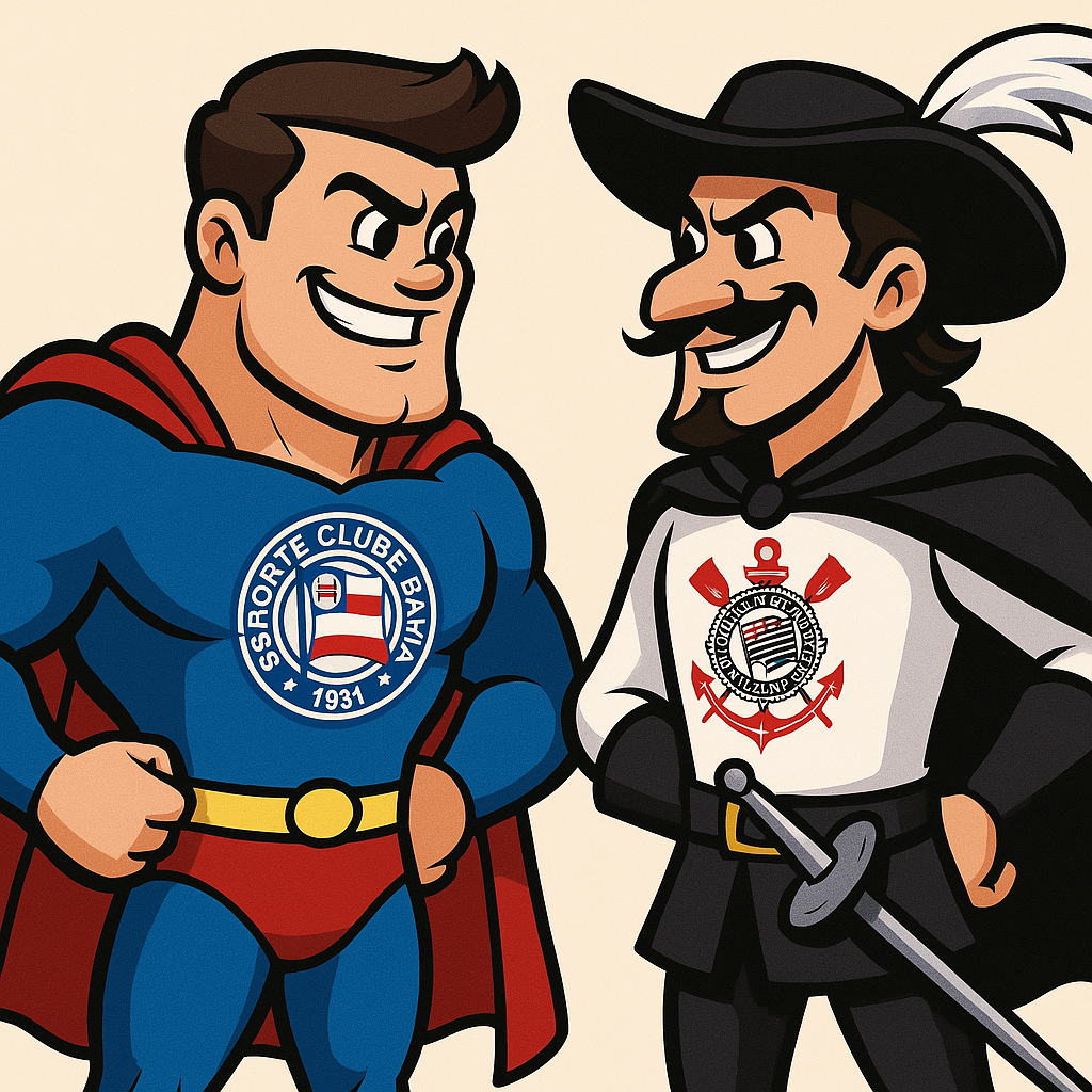 Confira a análise detalhada do confronto entre Bahia e Corinthians pela primeira rodada do Brasileirão 2025. Descubra as melhores oportunidades de apostas na Bateu Bet com Super odds e pagamento antecipado!