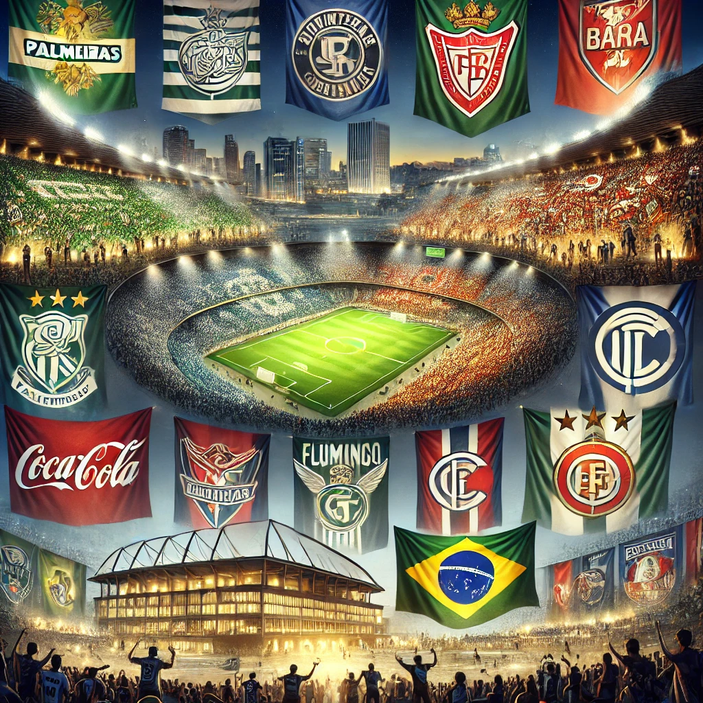 Torcedores vibrando nas arquibancadas durante a final do Campeonato Paulista 2025 entre Palmeiras e Corinthians