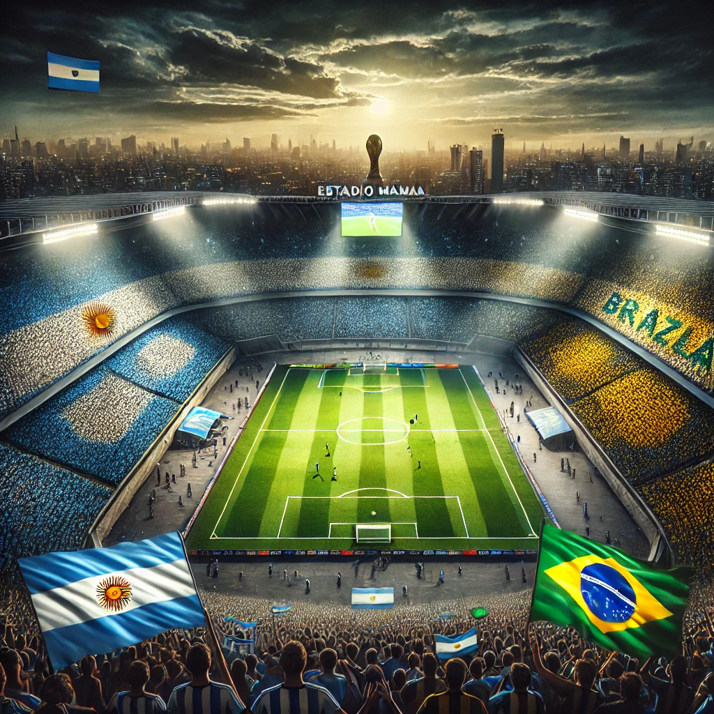 Saiba onde assistir Argentina x Brasil, horário, escalações e veja os melhores palpites para apostar com segurança e super odds na Bateu Bet.