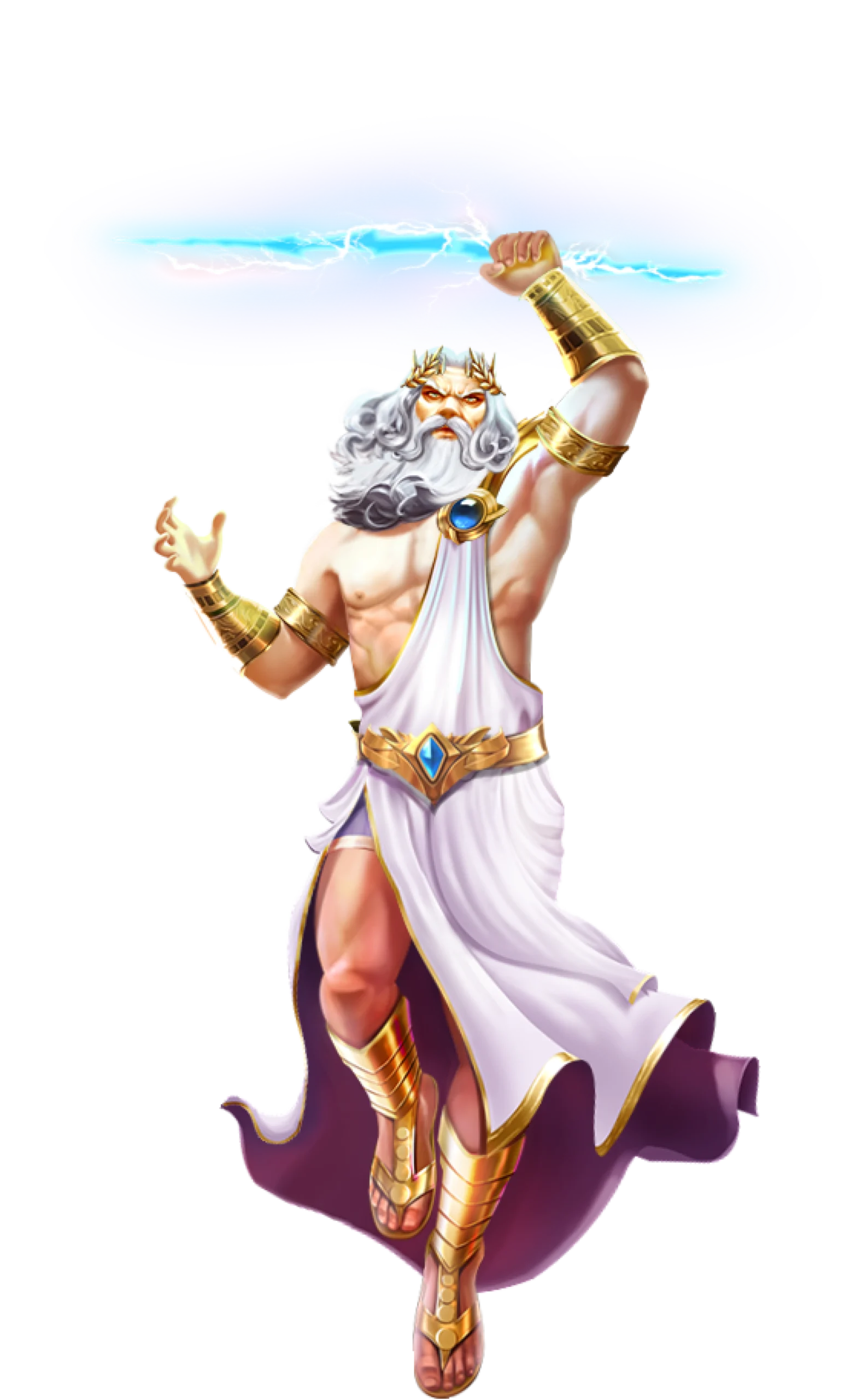 Imagem do Gates of Olympus na Bateu Bet, um dos slots online mais jogados, com Zeus ativando multiplicadores surpresa e grandes prêmios.